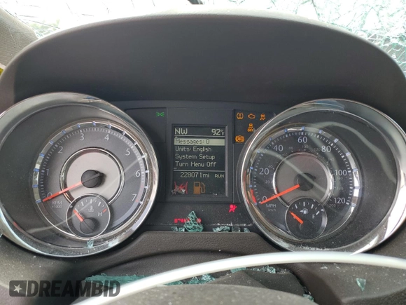 2014 Chrysler Town & Country Touring with VIN 2C4RC1BG3ER293274, listed as a Copart auction lot 55313475 with 228,071 mi miles and Salvage Title. Bid and sale history available at carsss.com. Image 9.