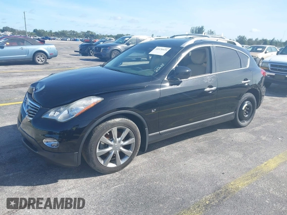 2014 Infiniti QX50 Journey with VIN JN1BJ0HP6EM210628, listed as a IAAI auction lot 40570424 with 48,851 mi miles. Bid and sale history available at carsss.com. Image 2.
