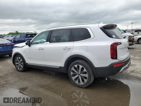 2021 Kia Telluride S with VIN 5XYP64HC1MG143543, listed as a Copart auction lot 58539705 with 90,841 mi miles and Salvage title. Bid and sale history available at DreamBid. Image 2.