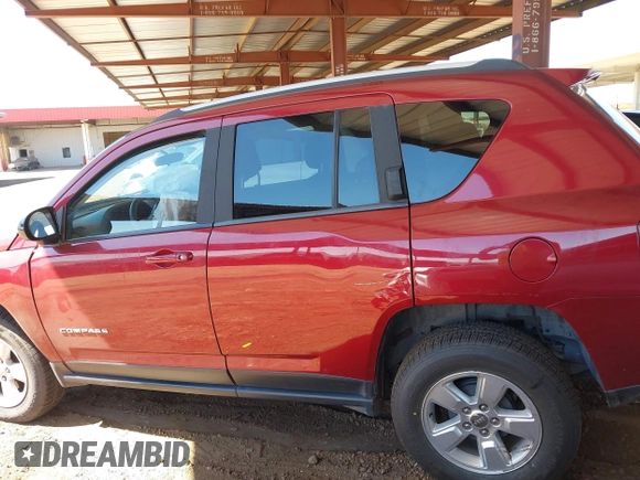 2015 Jeep Compass Sport with VIN 1C4NJCBA8FD413229, listed as a IAAI auction lot 41873161 with 72,976 mi miles. Bid and sale history available at carsss.com. Image 14.