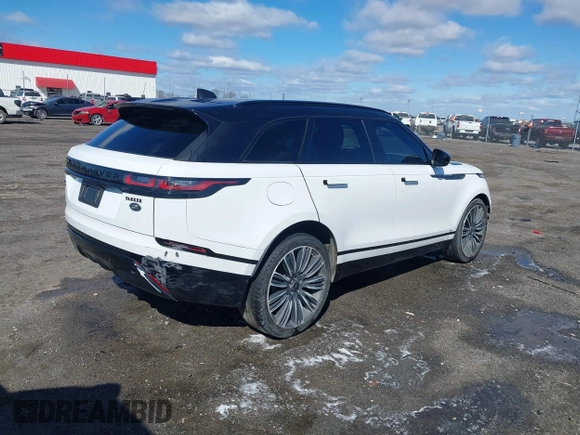 2020 Land Rover Range Rover Velar R-Dynamic S with VIN SALYK2EX8LA262225, listed as a IAAI auction lot 41675711 with 112,758 mi miles and . Bid and sale history available at DreamBid. Image 4.