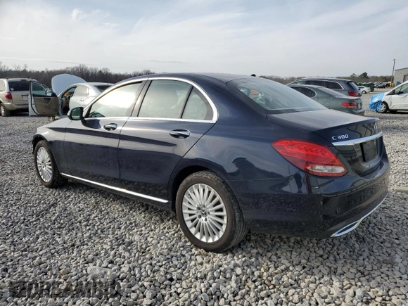 2017 Mercedes-Benz C with VIN 55SWF4JB7HU217203, listed as a Copart auction lot 46826495 with 98,133 mi miles and Salvage Title. Bid and sale history available at carsss.com. Image 2.