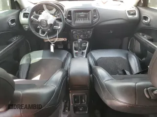 2021 Jeep Compass Latitude with VIN 3C4NJCBB0MT505824, listed as a Copart auction lot 53182825 with 124,628 mi miles and Salvage title. Bid and sale history available at DreamBid. Image 8.