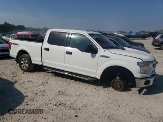 2017 Ford F-150 XL with VIN 1FTFW1EF7HFA90798, listed as a Copart auction lot 61492225 with 71,125 mi miles and Salvage title. Bid and sale history available at DreamBid. Image 4.