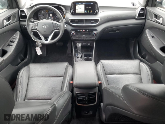 2020 Hyundai Tucson Ultimate with VIN KM8J3CAL2LU258843, listed as a Copart auction lot 57593555 with 67,633 mi miles and Salvage title. Bid and sale history available at DreamBid. Image 8.