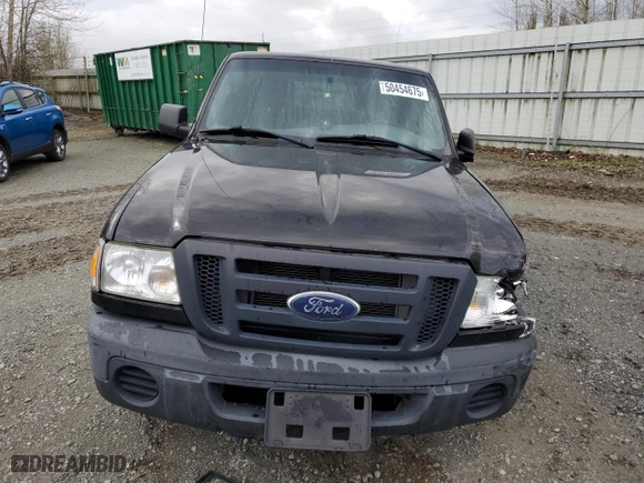 2010 Ford Ranger XL with VIN 1FTKR1ED9APA19705, listed as a Copart auction lot 50454675 with 202,755 mi miles and Salvage Title. Bid and sale history available at carsss.com. Image 5.