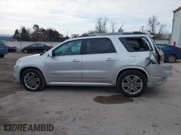 2011 GMC Acadia Denali with VIN 1GKKRTED3BJ408473, listed as a IAAI auction lot 41717368 with 204,518 mi miles and . Bid and sale history available at DreamBid. Image 13.