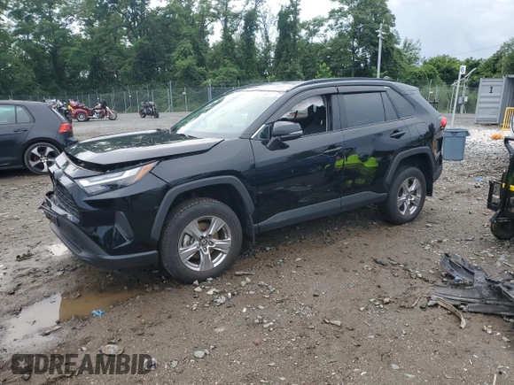 2022 Toyota RAV4 XLE with VIN 2T3P1RFV8NC312140, listed as a Copart auction lot 64375005 with 22,129 mi miles and Salvage title. Bid and sale history available at DreamBid. Image 1.