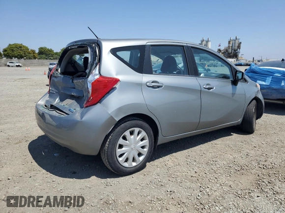2015 Nissan Note SR with VIN 3N1CE2CP9FL418008, listed as a Copart auction lot 60336955 with 104,190 mi miles and Salvage title. Bid and sale history available at DreamBid. Image 3.