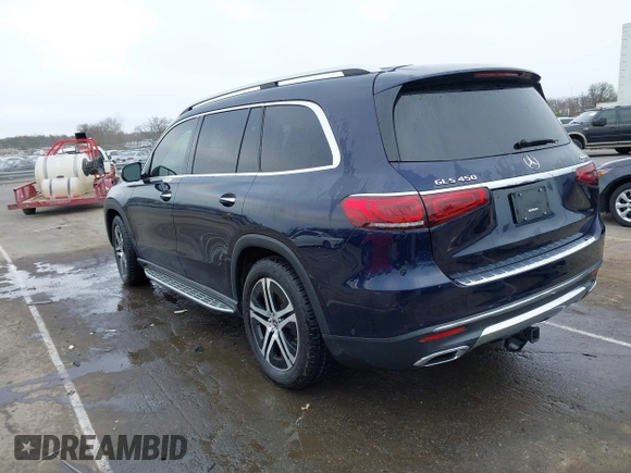 2020 Mercedes-Benz GLS with VIN 4JGFF5KE6LA222616, listed as a IAAI auction lot 41754120 with 49,136 mi miles. Bid and sale history available at carsss.com. Image 3.