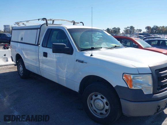 2014 Ford F-150 XL with VIN 1FTNF1CF5EKF62031, listed as a IAAI auction lot 41657632 with 216,689 mi miles and . Bid and sale history available at DreamBid. Image 13.