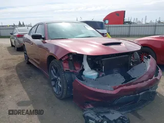 2021 Dodge Charger GT with VIN 2C3CDXHG2MH647775, listed as a IAAI auction lot 41697313 with 51,298 mi miles and . Bid and sale history available at DreamBid. Image 1.