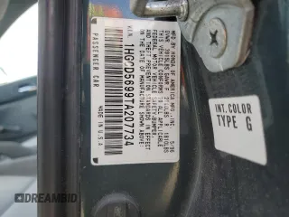 1996 Honda Accord Value with VIN 1HGCD5699TA207734, listed as a Copart auction lot 45049365 with 269,491 mi miles and Salvage Title. Bid and sale history available at DreamBid. Image 14.