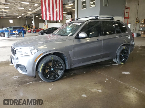 2017 BMW X5 xDrive50i z VIN 5UXKR6C35H0U12982, wystawiony jako Copart lot #57163565 z przebiegiem 121 906 mil mil oraz Szkoda całkowita • Salvage title. Historia ofert i sprzedaży dostępna na DreamBid. Obrazek 1.