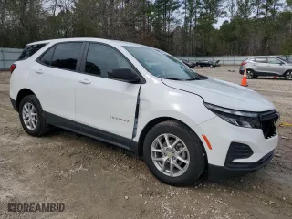 2024 Chevrolet Equinox LS with VIN 3GNAXHEG3RL311921, listed as a Copart auction lot 47956145 with 10,316 mi miles and Salvage Title. Bid and sale history available at carsss.com. Image 4.