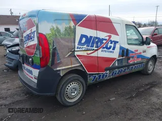 2015 Ram ProMaster City Cargo Tradesman with VIN ZFBERFAT8F6A85267, listed as a IAAI auction lot 41771744 with 113,128 mi miles. Bid and sale history available at carsss.com. Image 4.
