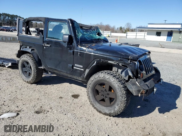 2012 Jeep Wrangler Sport with VIN 1C4AJWAG4CL227968, listed as a Copart auction lot 45925685 with 134,755 mi miles and Salvage title. Bid and sale history available at DreamBid. Image 4.