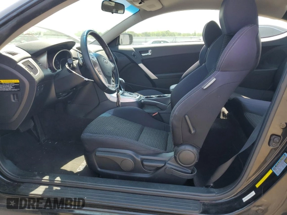 2010 Hyundai Genesis Coupe with VIN KMHHT6KD7AU015209, listed as a Copart auction lot 61807445 with 96,308 mi miles and Salvage title. Bid and sale history available at DreamBid. Image 7.