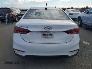 2018 Hyundai Accent Limited with VIN 3KPC34A35JE018975, listed as a Copart auction lot 74818524 with 57,063 mi miles and Salvage Title. Bid and sale history available at carsss.com. Image 6.