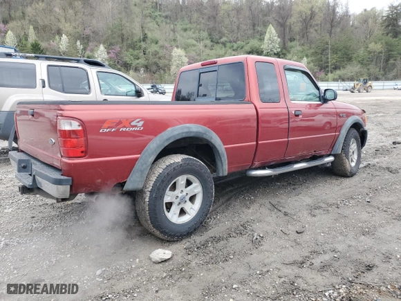 2004 Ford Ranger XL Fleet with VIN 1FTZR45E14PB65707, listed as a Copart auction lot 50123165 with 111,409 mi miles and Salvage Title. Bid and sale history available at carsss.com. Image 3.