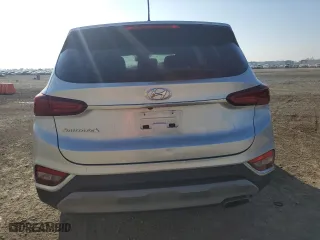 2019 Hyundai Santa Fe SE with VIN 5NMS23AD8KH016066, listed as a Copart auction lot 83710114 with 126,990 mi miles and Salvage Title. Bid and sale history available at carsss.com. Image 6.