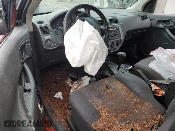 2005 Ford Focus S with VIN 3FAFP31N05R119696, listed as a Copart auction lot 51140415 with Not provided miles and Salvage title. Bid and sale history available at DreamBid. Image 8.
