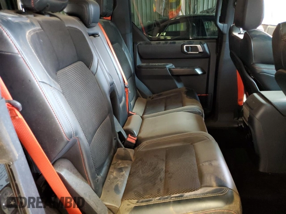 2023 Ford Bronco Raptor with VIN 1FMEE5JR7PLB23414, listed as a Copart auction lot 54733335 with 11,967 mi miles and Salvage title. Bid and sale history available at DreamBid. Image 11.