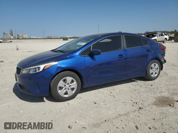 2017 Kia Forte LX with VIN 3KPFK4A70HE141614, listed as a Copart auction lot 49859225 with 64,561 mi miles and Salvage Title. Bid and sale history available at carsss.com. Image 1.