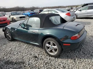 2001 BMW Z3 2.5i with VIN WBACN33451LK48451, listed as a Copart auction lot 60885354 with 0 mi miles and Salvage Title. Bid and sale history available at carsss.com. Image 2.