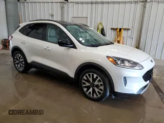 2020 Ford Escape SE Sport Hybrid with VIN 1FMCU9BZ7LUC52290, listed as a Copart auction lot 57080835 with 44,849 mi miles and Salvage title. Bid and sale history available at DreamBid. Image 4.