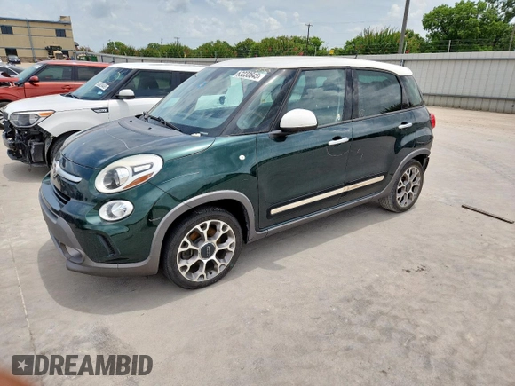 2014 FIAT 500L Trekking с VIN ZFBCFADH4EZ017102, выставлен на аукционе Copart как лот 63233645 с пробегом 70 720 миль миль и Списание • Salvage title. История ставок и продаж доступна на DreamBid. Изображение 1.