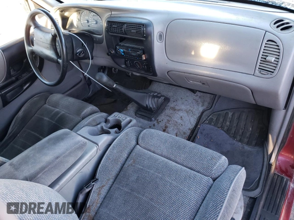 1995 Ford Ranger Splash with VIN 1FTCR10X7SPB00077, listed as a Copart auction lot 82343634 with 217,597 mi miles and Salvage Title. Bid and sale history available at carsss.com. Image 8.