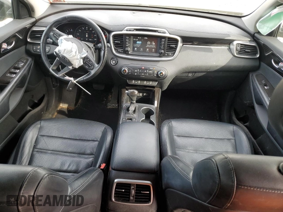 2018 Kia Sorento EX z VIN 5XYPH4A14JG357974, wystawiony jako Copart lot #54456085 z przebiegiem 98 957 mil mil oraz Szkoda całkowita • Salvage title. Historia ofert i sprzedaży dostępna na DreamBid. Obrazek 8.