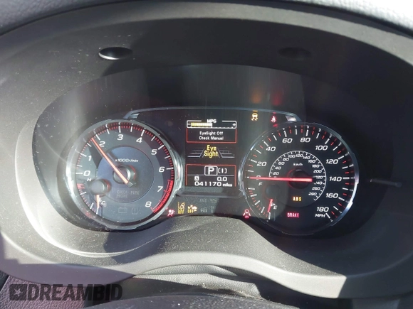 2019 Subaru WRX Limited with VIN JF1VA1N65K8819117, listed as a IAAI auction lot 41685895 with 41,170 mi miles and . Bid and sale history available at DreamBid. Image 7.