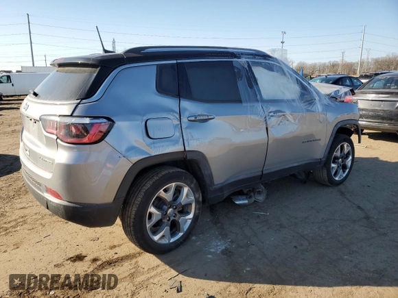 2018 Jeep Compass Limited with VIN 3C4NJDCBXJT252415, listed as a Copart auction lot 53478485 with 89,482 mi miles and Clean Title. Bid and sale history available at carsss.com. Image 3.