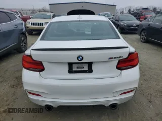 2018 BMW 2 Series M240i with VIN WBA2J5C52JVB28111, listed as a Copart auction lot 43589925 with 30,376 mi miles and Salvage Title. Bid and sale history available at carsss.com. Image 6.