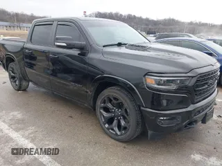 2020 Ram 1500 Limited with VIN 1C6SRFHT3LN407647, listed as a IAAI auction lot 41523210 with 69,331 mi miles. Bid and sale history available at carsss.com. Image 1.
