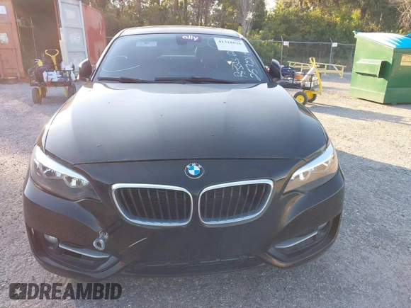 2015 BMW 2 Series 228i with VIN WBA1F5C58FV257021, listed as a IAAI auction lot 41318026 with 154,906 mi miles. Bid and sale history available at carsss.com. Image 12.