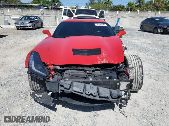 2019 Chevrolet Corvette 1LT with VIN 1G1YB2D72K5121028, listed as a Copart auction lot 57628095 with 70,565 mi miles and Non repairable. Bid and sale history available at DreamBid. Image 5.