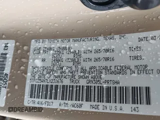 2020 Toyota Tacoma SR5 with VIN 5TFCZ5AN7LX231676, listed as a IAAI auction lot 42596728 with 101,362 mi miles and . Bid and sale history available at DreamBid. Image 9.