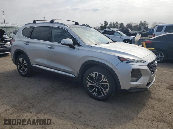 2019 Hyundai Santa Fe Ultimate with VIN 5NMS5CAA9KH021256, listed as a Copart auction lot 48920435 with 106,823 mi miles and Clean Title. Bid and sale history available at carsss.com. Image 4.