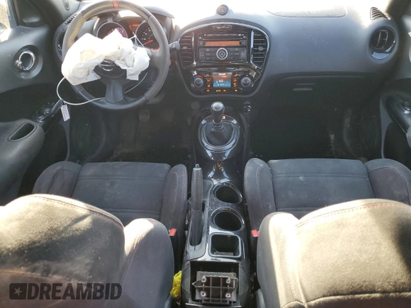 2014 Nissan Juke S with VIN JN8AF5MR3ET362570, listed as a Copart auction lot 48042185 with 93,843 mi miles and Salvage Title. Bid and sale history available at DreamBid. Image 8.