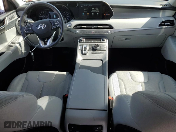 2020 Hyundai Palisade SEL with VIN KM8R4DHE4LU150995, listed as a Copart auction lot 53792915 with 44,181 mi miles and Salvage title. Bid and sale history available at DreamBid. Image 8.