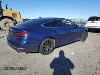 2018 Audi A5 Sportback Premium Plus with VIN WAUBNCF50JA015119, listed as a Copart auction lot 81444073 with 0 mi miles. Bid and sale history available at carsss.com. Image 3.