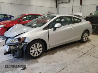 2012 Honda Civic Cpe LX with VIN 2HGFG3B55CH555303, listed as a Copart auction lot 47958834 with 232,882 mi miles and Non Repairable. Bid and sale history available at carsss.com. Image 1.