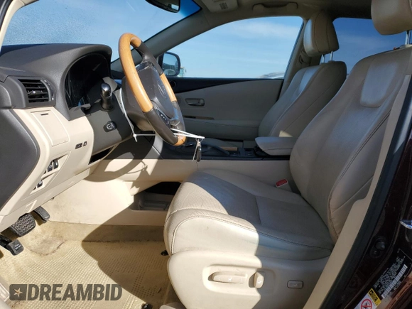 2014 Lexus RX 450h with VIN JTJBC1BAXE2454180, listed as a Copart auction lot 44814705 with 72,564 mi miles and Salvage title. Bid and sale history available at DreamBid. Image 7.