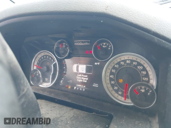 2013 Ram 1500 Express with VIN 1C6RR7KT4DS702319, listed as a IAAI auction lot 41937386 with 219,994 mi miles and . Bid and sale history available at DreamBid. Image 7.