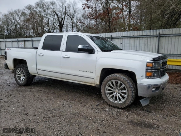 2014 Chevrolet Silverado 1500 LTZ with VIN 3GCUKSEC5EG105310, listed as a Copart auction lot 45872265 with NaN miles and Salvage Title. Bid and sale history available at carsss.com. Image 4.