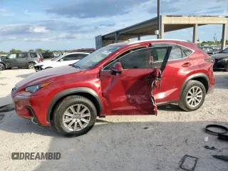 2020 Lexus NX with VIN JTJAARBZ1L5017556, listed as a Copart auction lot 41379995 with 76,726 mi miles and Salvage Title. Bid and sale history available at carsss.com. Image 1.