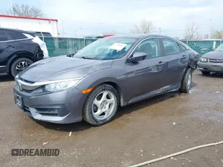 2016 Honda Civic Sedan LX with VIN 19XFC2F57GE218258, listed as a IAAI auction lot 41900810 with 53,116 mi miles. Bid and sale history available at carsss.com. Image 2.